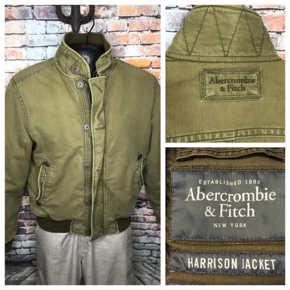 Abercrombie & Fitch Harrison Jacket Mens Fur Lined